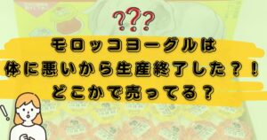 モロッコヨーグル生産終了のアイキャッチ